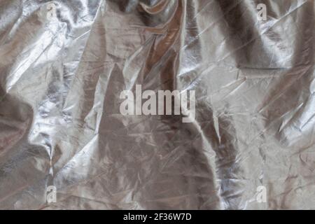 grey glowing textured background, selective focus, empty space for text Stock Photo