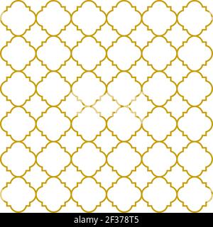 Arabic Ornamental seamless pattern. Vintage wallpaper. Vector clipart Stock Vector