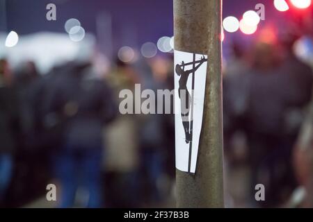 Pro abortion sign during protest in Gdansk, Poland. January 29th 2021 © Wojciech Strozyk / Alamy Stock Photo