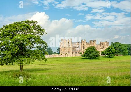 Raby Castle near Staindrop in County Durham in England Stock Photo