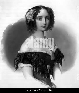 Princess Alexandra of Saxe Altenburg. Stock Photo