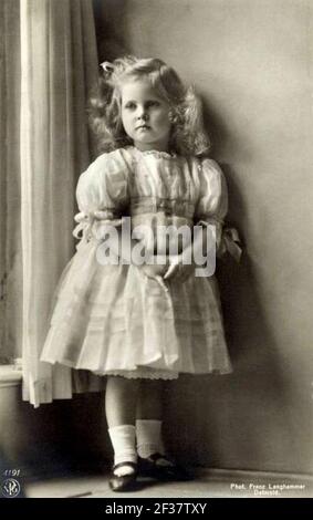 Princess Sibylla of Saxe-Coburg and Gotha. Stock Photo