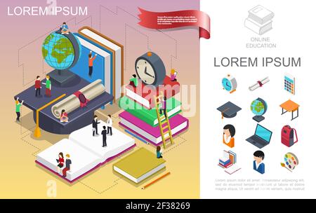 Isometric learning process in university template with students ...