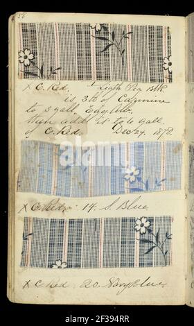 Printer's Sample Book, Book 9 May 1878, 1878–79 Stock Photo