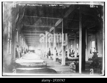 Prison, Milledgeville - Frank's cot Stock Photo