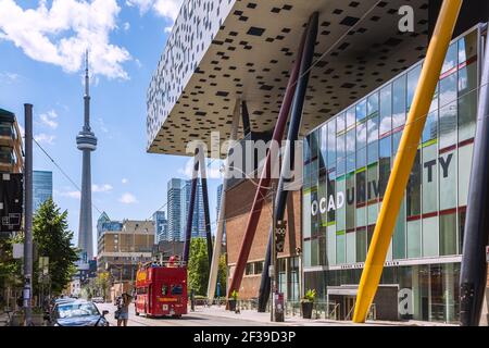 geography/travel, Canada, Toronto, Ontario college of kidney, OCAD University, Sharp centre for design, Additional-Rights-Clearance-Info-Not-Available Stock Photo