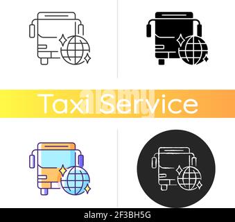 Party bus icon Stock Vector