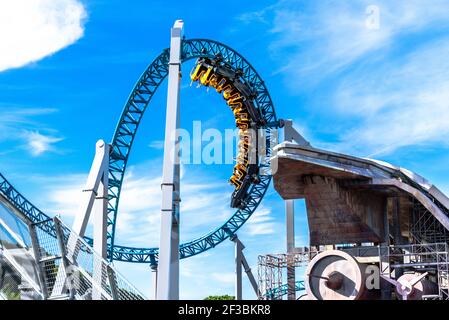 Cinecitt World Altair Inversion Coaster Games Tourists