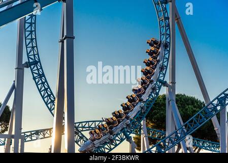 Cinecitt World Altair Inversion Coaster Games Tourists