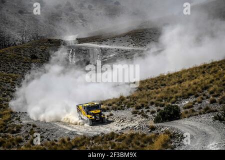 501 MACIK Martin (cze), TOMASEK Frantisek (cze), SVANDA David (cze), Big Shock Racing, Iveco Powerstar Torpedo, Open Truck, action during the 1st stage of the Rallye du Maroc 2019 from Fes to Erfoud on October 5th - Photo Eric Vargiolu / DPPI Stock Photo