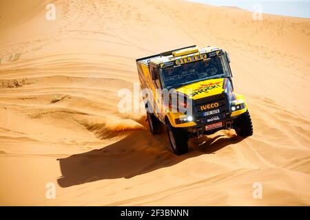 501 MACIK Martin (cze), TOMASEK Frantisek (cze), SVANDA David (cze), Big Shock Racing, Iveco Powerstar Torpedo, Open Truck, action during the 2nd Stage of the Rallye du Maroc 2019 from Erfoud to Erfoud on October 6th - Photo Julien Delfosse / DPPI Stock Photo