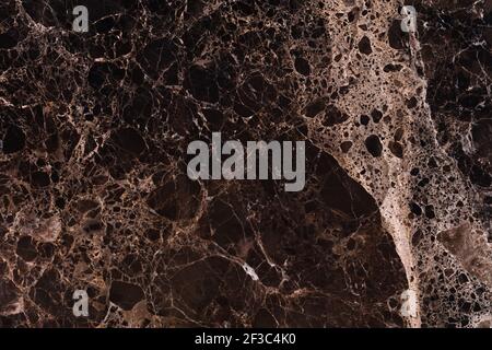 Awesome expensive marble texture in your admirable contrast brown color. Stock Photo
