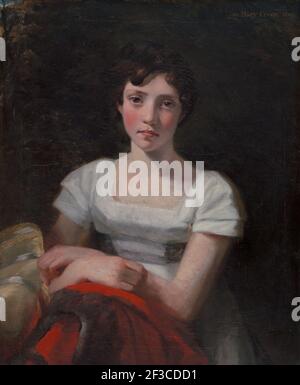 Mary Freer;Miss Mary Freer, 1809. Stock Photo