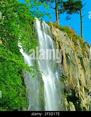 waterfall detail, Stock Photo