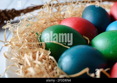 The tradition of coloring eggs at Easter. (CTK Photo/Petr Malina Stock ...