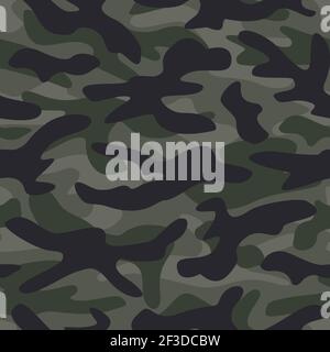 Seamless camouflage pattern. Khaki texture, vector illustration Stock  Vector Image & Art - Alamy