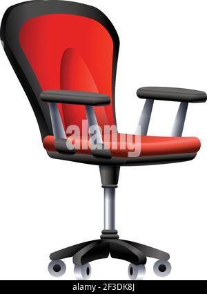 Lecture desk chair icon, cartoon style Stock Vector