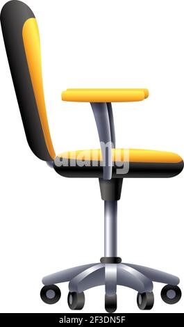 Gold desk chair icon, cartoon style Stock Vector Image & Art - Alamy