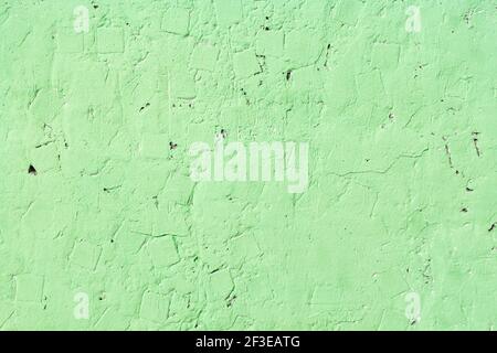 green wall concrete textured background Stock Photo