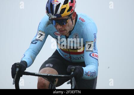 Wout Van Art from Belgium during the 2021 UCI Cyclo-Cross World Championships, Men Elite, on January 31, 2021 in Oostende, Belgium - Photo Fabien Boukla / DPPI Stock Photo