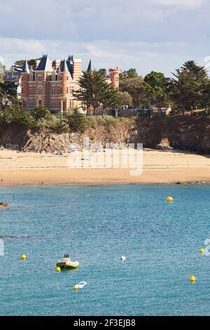 Château du Nessay bei Saint Briac sur Mer - Bretagne, Ille-et-Vilaine, Frankreich Stock Photo