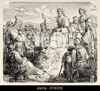 Sermon on the Mount. Our Lord Jesus preached the eight Beatitudes ...