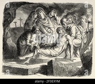 The Body of the Dead Christ in the Tomb 1521; Germany by Hans Holbein ...