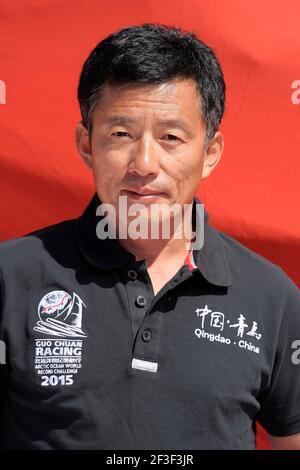Skipper Guo Chuan, prior to the Press conference of Guo Chuan Racing ...