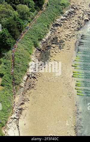 Illustration, L'Ultra Marin - Raid Golfe du Morbihan 2016 / Raid 87 km - Port Navalo, in France, on June 24, 2016, Photo François Van Malleghem / DPPI Stock Photo