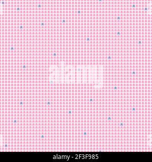 Abstract geometric seamless pattern. A gentle pink background. Texture of knitted sweater Stock Vector