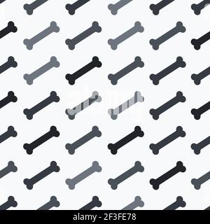 Seamless wallpaper pattern with dog's bones and paws for your design ...