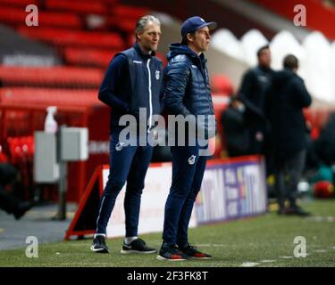 Woolwich, UK. 16th Mar, 2021. WOOLWICH, United Kingdom, MARCH 16: Joey Barton manager of Bristol Rovers during Sky Bet League One between Charlton Athletic and Bristol Rovers at The Valley, Woolwich on 16th March 2021 Credit: Action Foto Sport/Alamy Live News Stock Photo