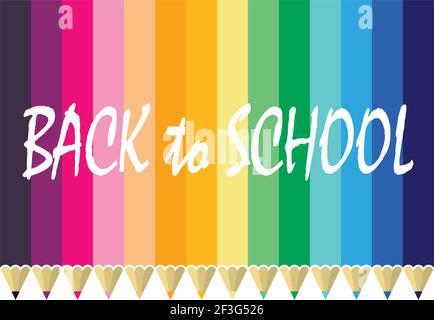 Color pencil vector illustration design Stock Vector