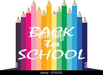 Color pencil vector illustration design Stock Vector