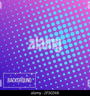 modern blue halftone background vector illustration Stock Vector