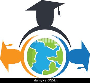 Happy world teachers day logo template vector icon illustration Stock Vector