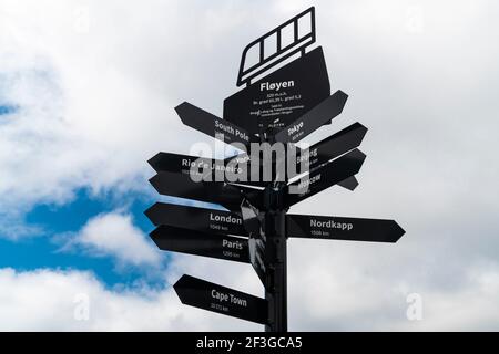 All Compass Directions Stock Photo
