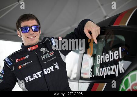 03 GRIEBEL Marijan (deu), KOPCZYK Stefan (deu), PEUGEOT 208 T16, portrait during the 2018 European Rally Championship ERC Azores rally, from March 22 to 24, at Ponta Delgada Portugal - Photo Gregory Lenormand / DPPI Stock Photo