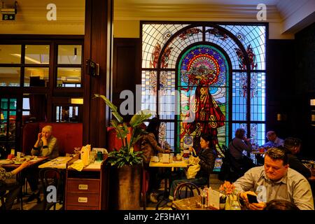 Republic of Ireland; Dublin, Grafton Street, Bewleys Oriental Cafe Stock Photo