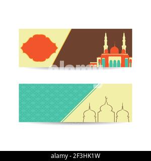 Ramadan Kareem Design Background. Vector illustration for greeting cards, posters and banners. islamic background banner Stock Vector