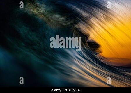 Sunrise over Maroochydore Beach, Sunshine Coast, Queensland, Australia Stock Photo