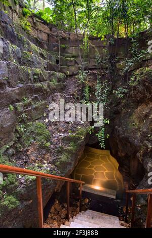 Brilliant Hot Spring Resort and Spa, Bei Bei, Chongqing, China. Cave Pool #12. Stock Photo