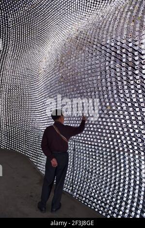 British Pavilion at Shanghai Expo 2010. Designed by Thomas Heatherwick, the building is encased in 60,000 transparent rods, each 7.5 metres long, whic Stock Photo