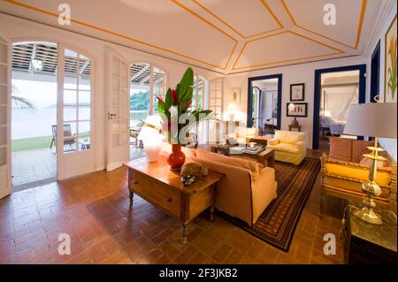 Private home in Parati Brazil. Stock Photo