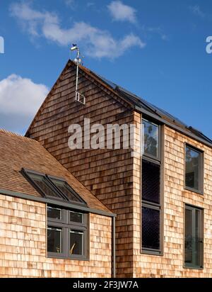 Exterior of CarbonLight Home, Rothwell, Kettering Stock Photo