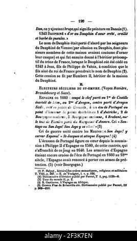 Publications de la société d'archéologie dans le duché de Limbourg vol 001 p 196. Stock Photo