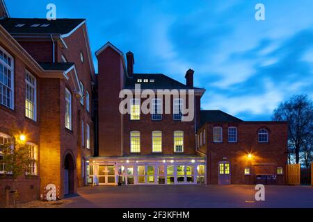 Newton Building, The University of Northampton. The Newton Building is a former Grade-II listed middle school which has been fully refurbished and rem Stock Photo