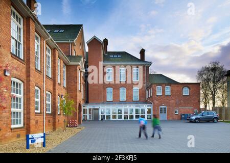 Newton Building, The University of Northampton. The Newton Building is a former Grade-II listed middle school which has been fully refurbished and rem Stock Photo