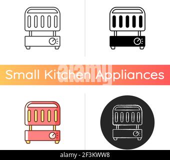 Electric grill icon Stock Vector