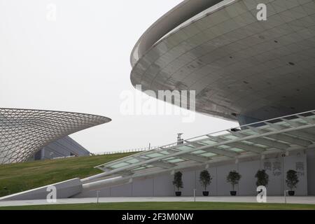 Mercedes-Benz Arena aka Expo 2010 Shanghai Arena Pudong, Shanghai, China Stock Photo